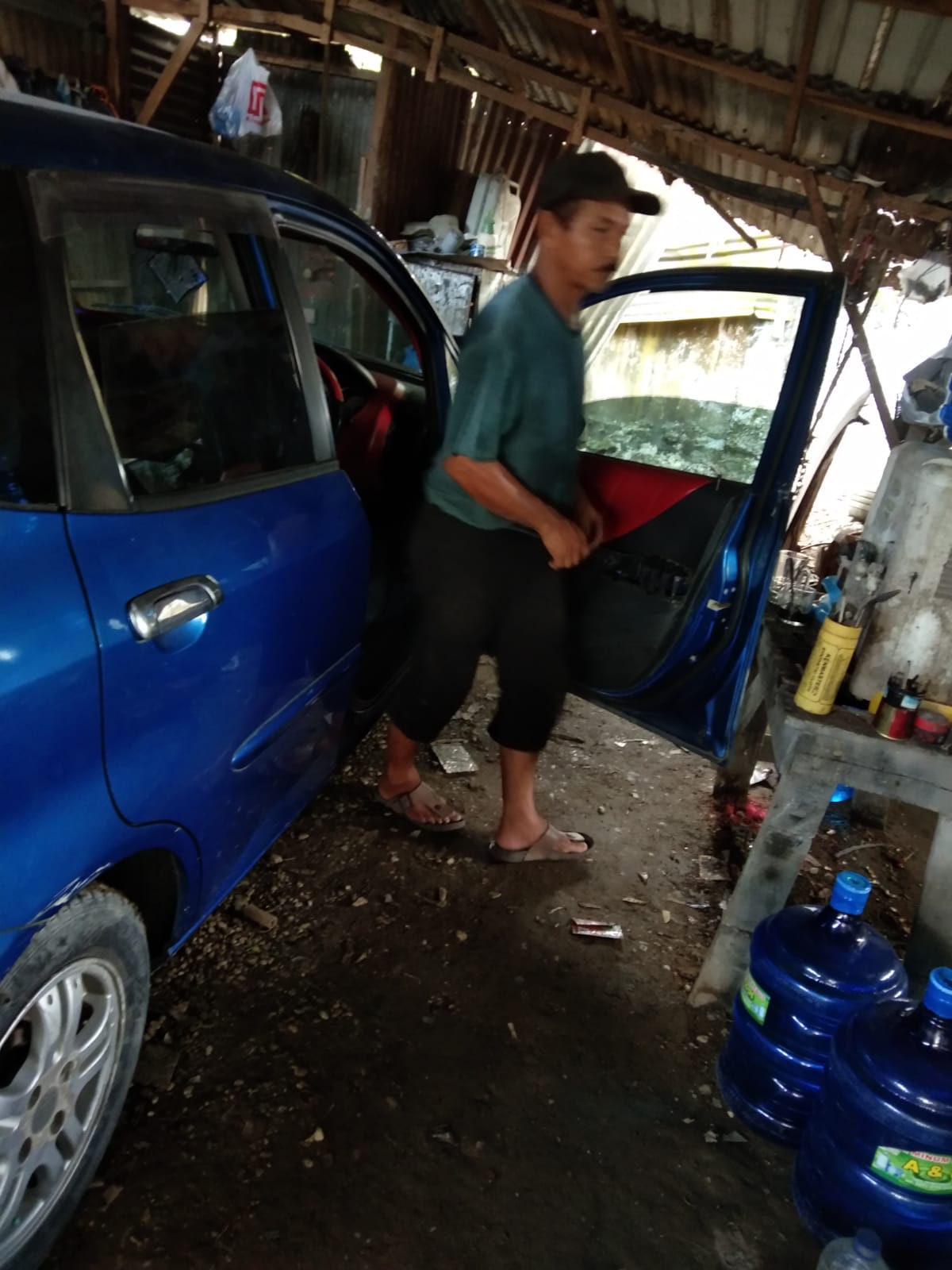Bumper Repair Before
